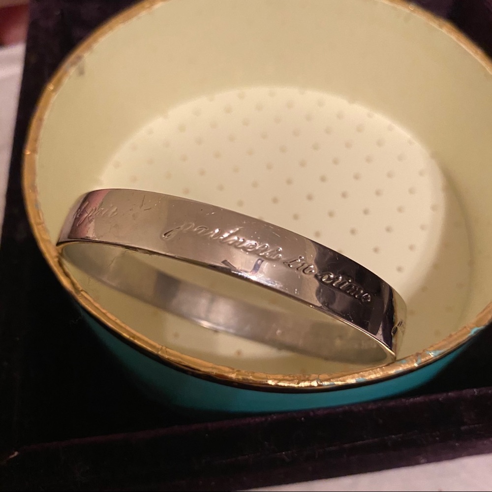 Kate Spade Silver Best Friend Bangle Bracelet